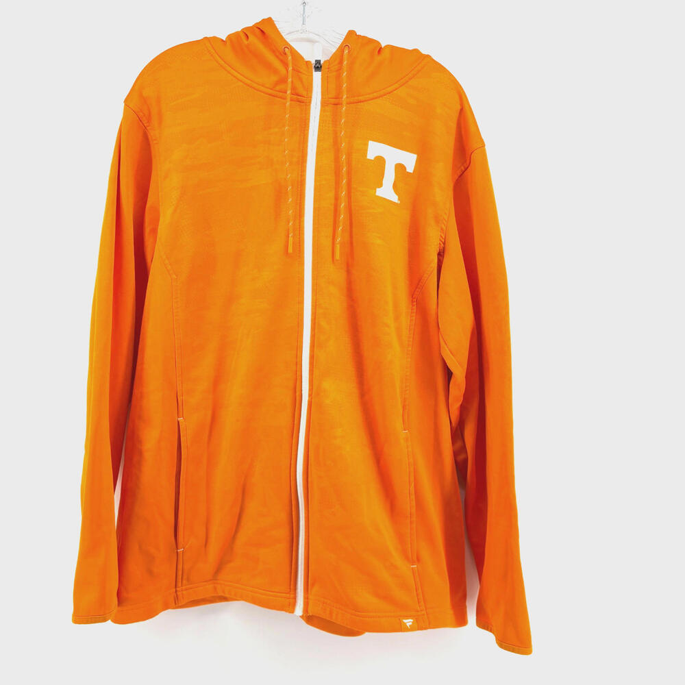 2022 Men's Fanatics Tennessee Volunteers Hoodie Full Zip Orange XL